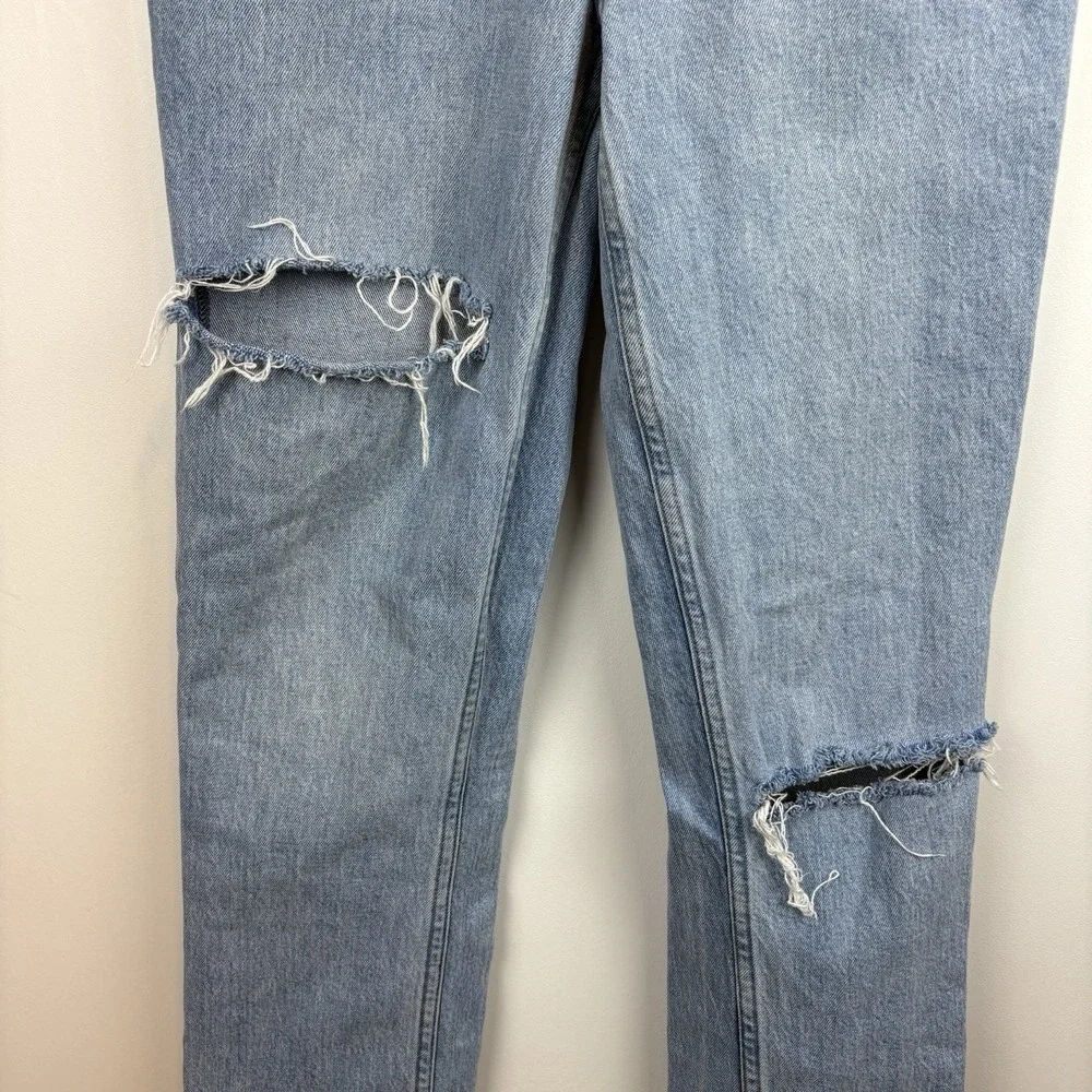 Abercrombie & Fitch The '90s Straight Ultra High Rise Jeans Womens Sz 25/ 0 Long